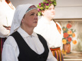 Izstuodis "Par rozēm un ērkšķiem" atkluošona. Foto: Amanda Anusāne