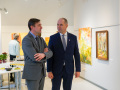 Latgolys muokslinīku dorbu izstuodis RUDINS 2023 “Taka / Styga” atkluošona Latgolys Kulturviesturis muzejā. Foto: Amanda Anusāne/portals lakuga.lv