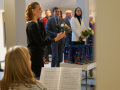 Latgolys muokslinīku dorbu izstuodis RUDINS 2023 “Taka / Styga” atkluošona Latgolys Kulturviesturis muzejā. Foto: Amanda Anusāne/portals lakuga.lv