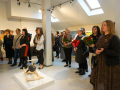 Latgolys muokslinīku dorbu izstuodis RUDINS 2023 “Taka / Styga” atkluošona Latgolys Kulturviesturis muzejā. Foto: Amanda Anusāne/portals lakuga.lv