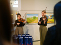 Latgolys muokslinīku dorbu izstuodis RUDINS 2023 “Taka / Styga” atkluošona Latgolys Kulturviesturis muzejā. Foto: Amanda Anusāne/portals lakuga.lv