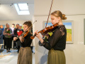 Latgolys muokslinīku dorbu izstuodis RUDINS 2023 “Taka / Styga” atkluošona Latgolys Kulturviesturis muzejā. Foto: Amanda Anusāne/portals lakuga.lv
