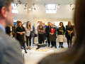Latgolys muokslinīku dorbu izstuodis RUDINS 2023 “Taka / Styga” atkluošona Latgolys Kulturviesturis muzejā. Foto: Amanda Anusāne/portals lakuga.lv