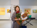 Latgolys muokslinīku dorbu izstuodis RUDINS 2023 “Taka / Styga” atkluošona Latgolys Kulturviesturis muzejā. Foto: Amanda Anusāne/portals lakuga.lv