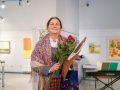 Latgolys muokslinīku dorbu izstuodis RUDINS 2023 “Taka / Styga” atkluošona Latgolys Kulturviesturis muzejā. Foto: Amanda Anusāne/portals lakuga.lv