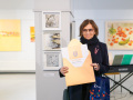 Latgolys muokslinīku dorbu izstuodis RUDINS 2023 “Taka / Styga” atkluošona Latgolys Kulturviesturis muzejā. Foto: Amanda Anusāne/portals lakuga.lv