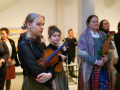 Latgolys muokslinīku dorbu izstuodis RUDINS 2023 “Taka / Styga” atkluošona Latgolys Kulturviesturis muzejā. Foto: Amanda Anusāne/portals lakuga.lv
