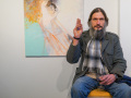 Latgolys muokslinīku dorbu izstuodis RUDINS 2023 “Taka / Styga” atkluošona Latgolys Kulturviesturis muzejā. Foto: Amanda Anusāne/portals lakuga.lv