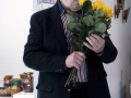Vacmeistara Jura Krompāna jubilejis keramikys izstuodis “Zemes krāsu varavīksne” atkluošona Latgolys Kulturviesturis muzejā. Foto: Agnese Skangale