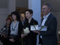 Vacmeistara Jura Krompāna jubilejis keramikys izstuodis “Zemes krāsu varavīksne” atkluošona Latgolys Kulturviesturis muzejā. Foto: Agnese Skangale