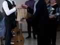 Vacmeistara Jura Krompāna jubilejis keramikys izstuodis “Zemes krāsu varavīksne” atkluošona Latgolys Kulturviesturis muzejā. Foto: Agnese Skangale