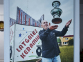 Vacmeistara Jura Krompāna jubilejis keramikys izstuodis “Zemes krāsu varavīksne” atkluošona Latgolys Kulturviesturis muzejā. Foto: Agnese Skangale