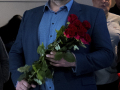 Vacmeistara Jura Krompāna jubilejis keramikys izstuodis “Zemes krāsu varavīksne” atkluošona Latgolys Kulturviesturis muzejā. Foto: Agnese Skangale