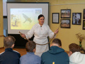 Muzejpedagogiskuo programa “Laižam čiguonūs!”. Foto: Amanda Anusāne/portals lakuga.lv