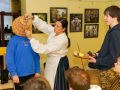 Muzejpedagogiskuo programa “Laižam čiguonūs!”. Foto: Amanda Anusāne/portals lakuga.lv