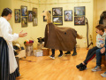 Muzejpedagogiskuo programa “Laižam čiguonūs!”. Foto: Amanda Anusāne/portals lakuga.lv