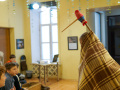 Muzejpedagogiskuo programa “Laižam čiguonūs!”. Foto: Amanda Anusāne/portals lakuga.lv