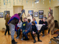 Muzejpedagogiskuo programa “Laižam čiguonūs!”. Foto: Amanda Anusāne/portals lakuga.lv