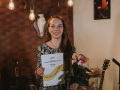 Konkursa "Latgolys prozys skaitejumi 2023" nūslāguma pasuokums "Proza i karbonadis". Foto: Amanda Anusāne/latgalīšu kulturys kusteiba "Volūda"
