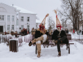 Storptautyskais maskuošonuos festivals Viļānūs. Foto: Amanda Anusāne/lakuga.lv