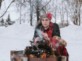 Storptautyskais maskuošonuos festivals Viļānūs. Foto: Amanda Anusāne/lakuga.lv