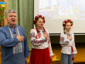 Atbalsta pasākums "No sirds Ukrainai" Viļānu vidusskolā. Foto: Amanda Anusāne/portals lakuga.lv