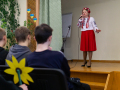 Atbalsta pasākums "No sirds Ukrainai" Viļānu vidusskolā. Foto: Amanda Anusāne/portals lakuga.lv