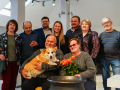 Olgys i Valda Pauliņu keramikys izstuode “Radeits Latgolā”. Foto: Amanda Anusāne/portals lakuga.lv