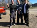 "Pazust Latgalē" videoklipa fiļmiešona. Foto nu apvīneibys "Latgalīšu Reps" arhiva
