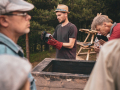 "Pīterkolns" jaunuo keramikys cepļa atkluošona. Foto: Amanda Anusāne/portals lakuga.lv