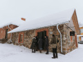 Smēdis ekspozicejis atkluošona Lūznovys muižys kompleksā. Foto: Amanda Anusāne/portals lakuga.lv