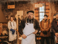 Smēdis ekspozicejis atkluošona Lūznovys muižys kompleksā. Foto: Amanda Anusāne/portals lakuga.lv