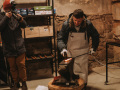 Smēdis ekspozicejis atkluošona Lūznovys muižys kompleksā. Foto: Amanda Anusāne/portals lakuga.lv