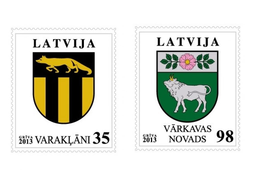 Jaunys postmarkys ar Vuorkovys i Varakļuonu nūvoda gierbūnim