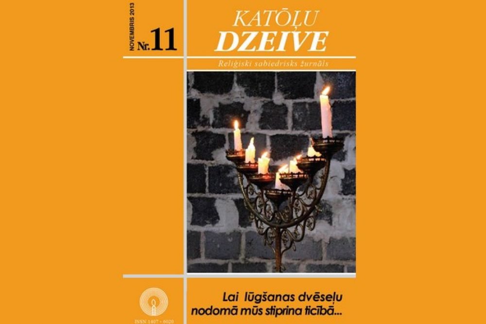 Žurnala „Katōļu Dzeive” novembra numerī skaiteisim