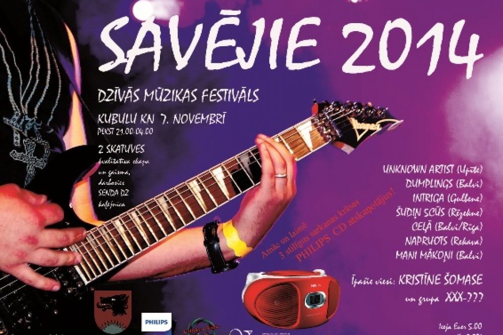 Dzeivuos muzykys grupu festivals “Savējie 2014” Kubulu KN