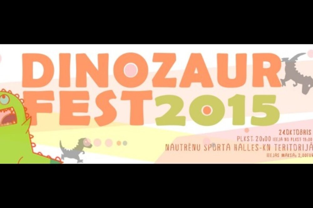 Rogovkā nūtiks “DinozaurFest 2015”