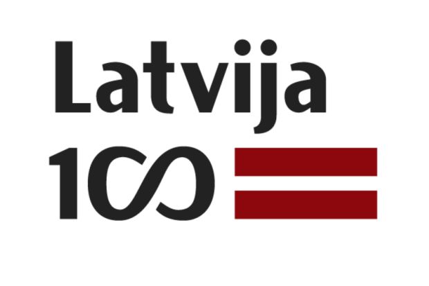 Latvijai 100 logo FI