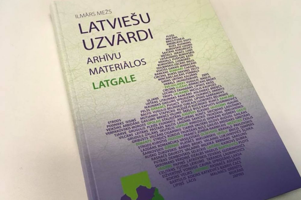 Pošizzinis paleigs – Ilmāra Meža gruomota “Latviešu uzvārdi arhīvu materiālos: Latgale”