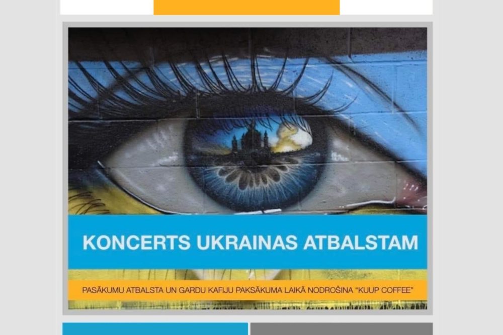 Rēzeknē nūtiks lobdareibys pasuokums Ukrainys atbolstam