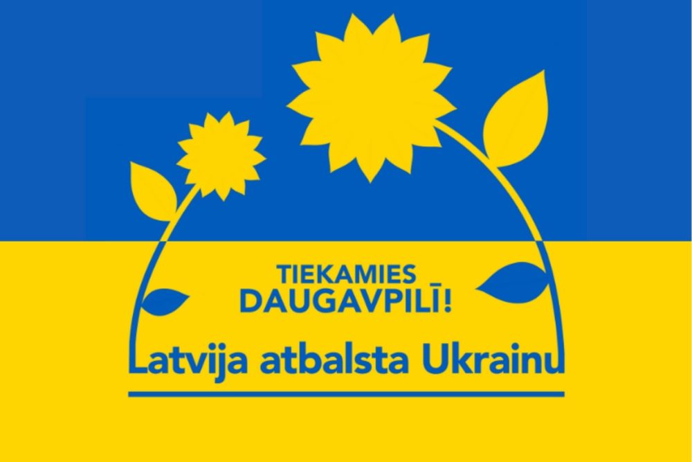Daugovpilī byus guojīņs-sapuļce “Latvija atbalsta Ukrainu”
