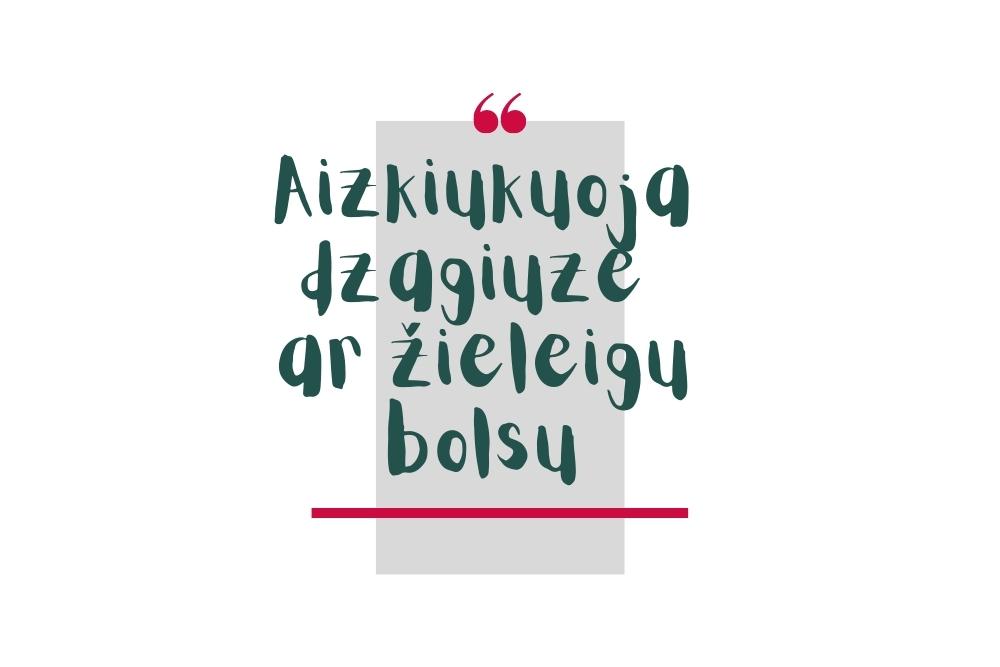 Anna Rancāne: Aizkiukuoja dzagiuze ar žieleigu bolsu - lakuga.lv