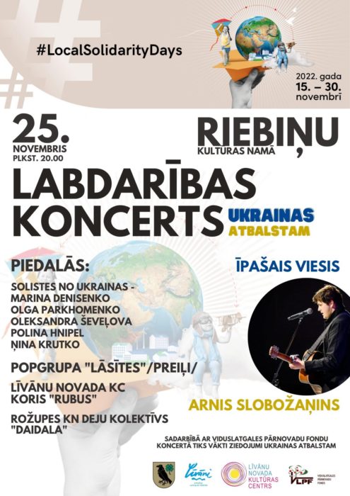 Labdareibys koncerts Ukrainys atbolstam @ Rībeņu kulturys noms