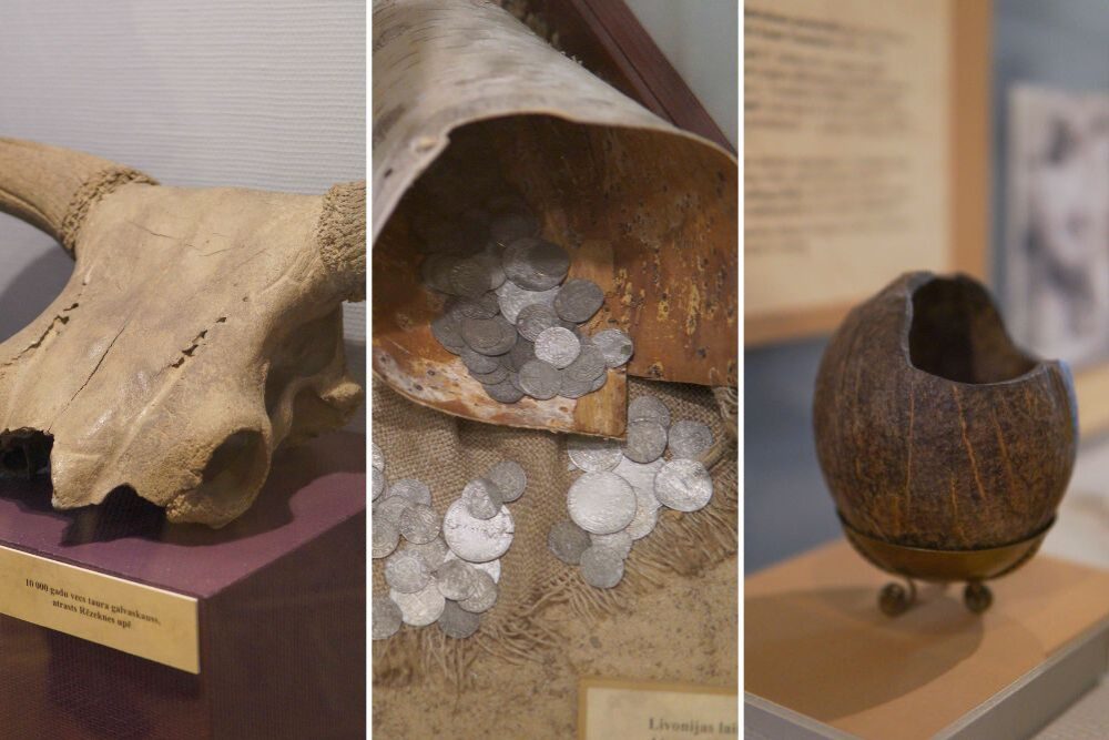 Taura golvyskauss, nūglobuota nauda i kokosrīksta čaula – Latgolys Kulturviesturis muzeja kruojuma duorgumi