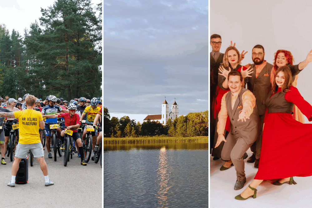 Kulturys īsacejumi nedeļai: aktivuo atpyuta Aglyunā i muzykals vokors Krustpilī