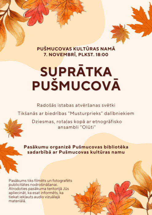Suprātka Pušmucovā @ Pušmucovys kulturys noms
