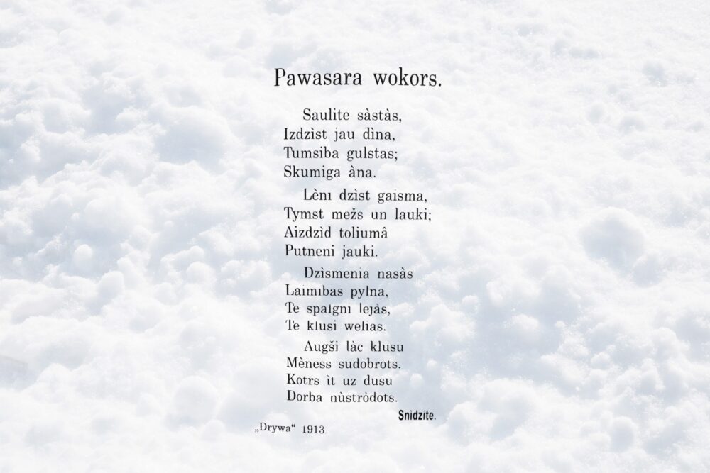 Nūslāpumainuo latgalīšu literate Snīdzeite