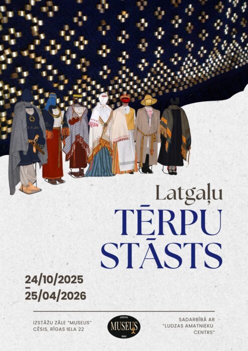 Izstuode "Latgaļu tērpu stāsts" @ Izstuožu zāle "Museus"