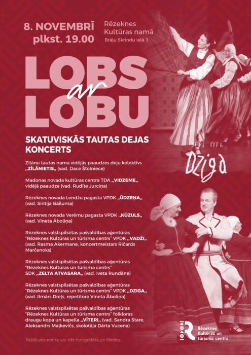 Skotiviskuos tautys dejis koncerts "Lobs ar lobu" @ Rēzeknis Kulturys noms