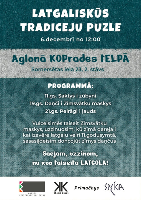 Latgaliskūs tradiceju puzle @ Aglyunys kūpradis telpa
